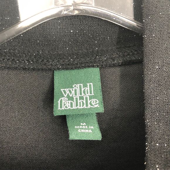 Wild Fable Shimmering Track Jacket w/Mustard colored Stripe on Arm SZ M - Picture 6 of 6